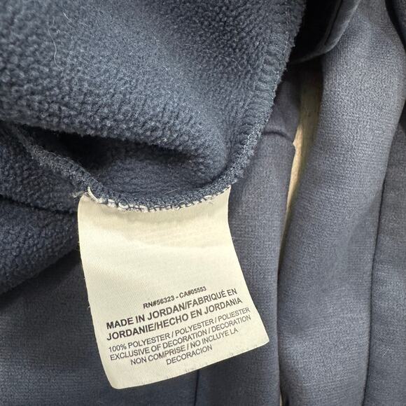 Nike Tapered Sweatpants Men's Medium Blue Joggers Cuffed Dri Fit Sports 932255 - Picture 6 of 11